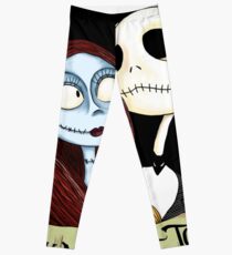 Jake and Sally Nightmare Before Christmas Love Leggings