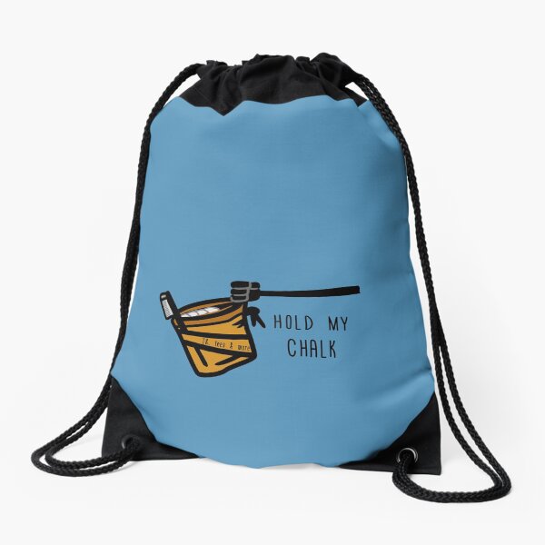 Item preview, Hold My Chalk 2.0 Illustration - YELLOW - Small logo designed and sold by Foot Swap.
