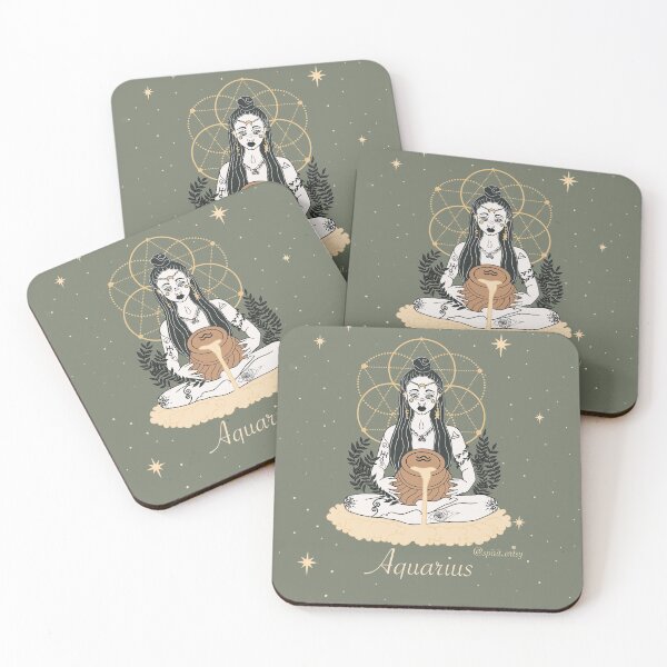 Item preview, Aquarius goddess zodiac sign, Aquarius astrology sign  designed and sold by Spirit-Art.