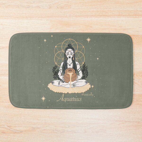 Item preview, Aquarius goddess zodiac sign, Aquarius astrology sign  designed and sold by Spirit-Art.