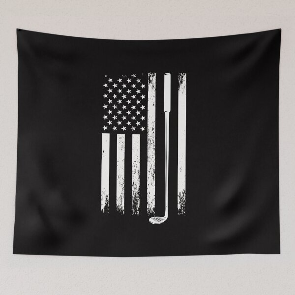 Item preview, GOLF CLUB USA FLAG GRUNGE designed and sold by sasigifts.