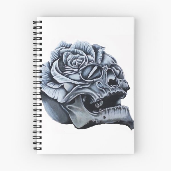 Item preview, Skull Rose Morph designed and sold by kelseytattoo.