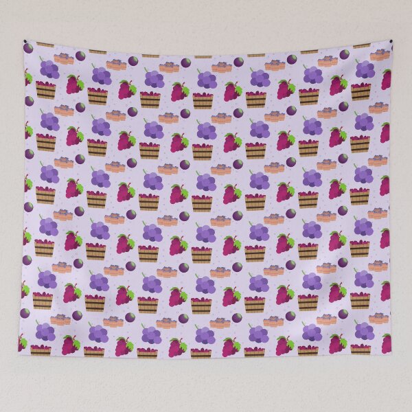 Item preview, Collection of red grapes and bubbles designed and sold by The-Roman-Lady.