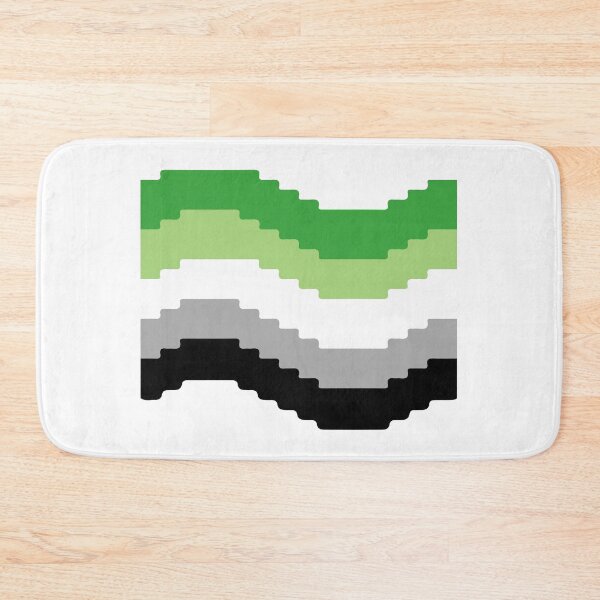 Item preview, Pixel Pride Flag (Aeromantic) designed and sold by QueerShop.