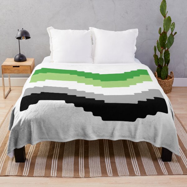 Item preview, Pixel Pride Flag (Aeromantic) designed and sold by QueerShop.