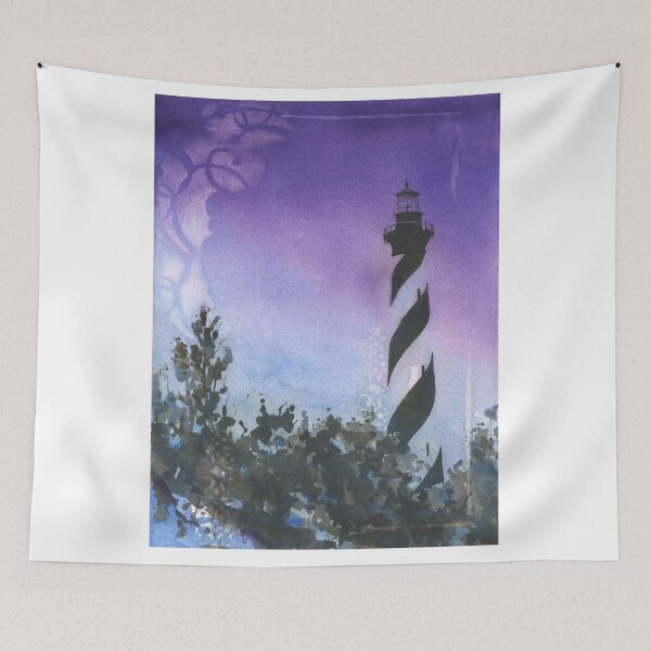 Item preview, Cape Hatteras lighthouse- Outer Banks, North Carolina at sunset.  Lighthouse decor designed and sold by rfoxphoto.