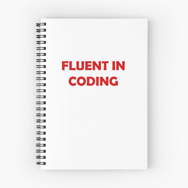 Item preview, FLUENT IN CODING designed and sold by TheDevilStore.