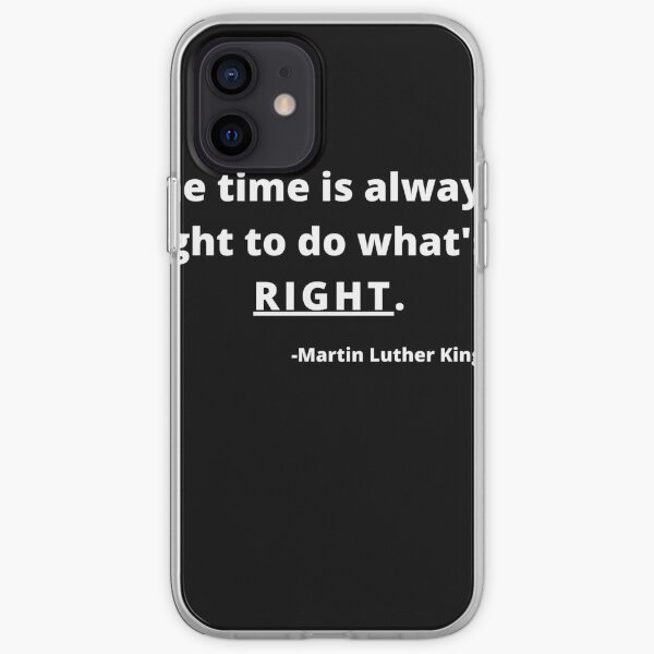 Quotes By Martin Luther King Jr iPhone Soft Case