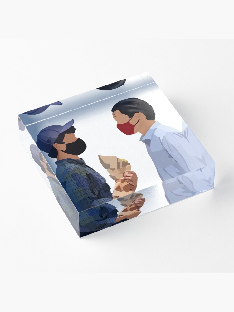 Alternate view of Baby meets baby Acrylic Block