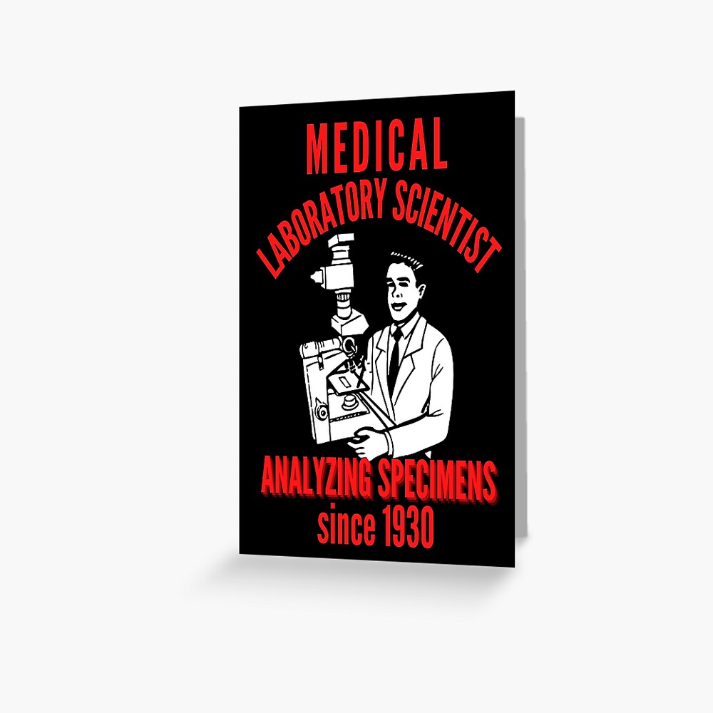 Laboratory Technician - Snarky Definition Greeting Card – Because