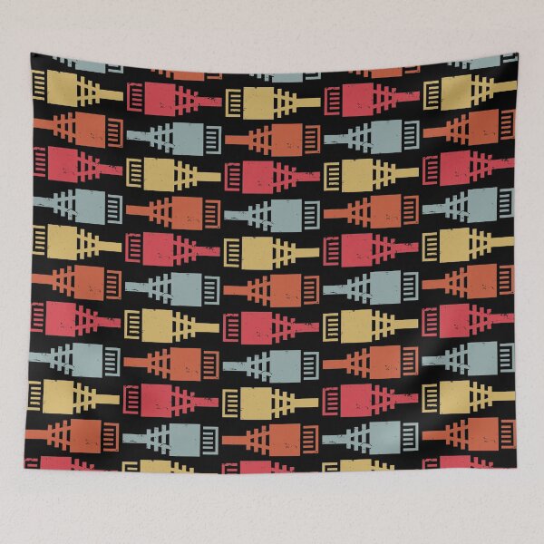 Item preview, RJ45 Ethernet Symbols Vintage Old School Retro  designed and sold by electrovista.