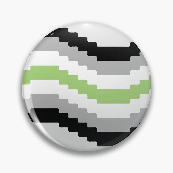 Item preview, Pixel Pride Flag (Agender) designed and sold by QueerShop.