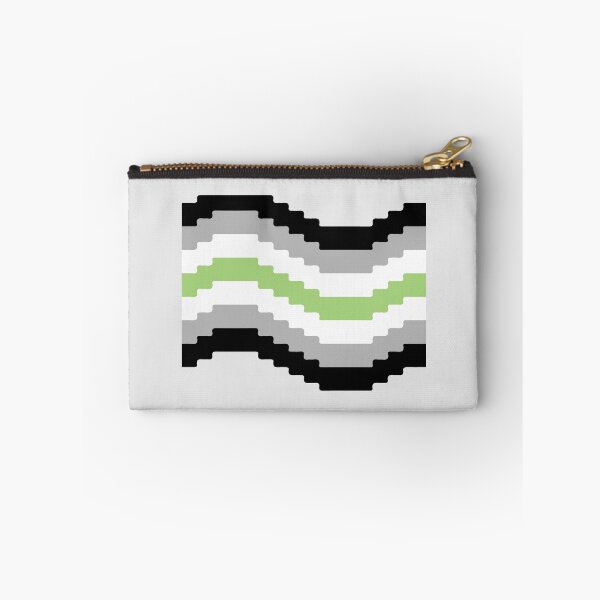 Item preview, Pixel Pride Flag (Agender) designed and sold by QueerShop.