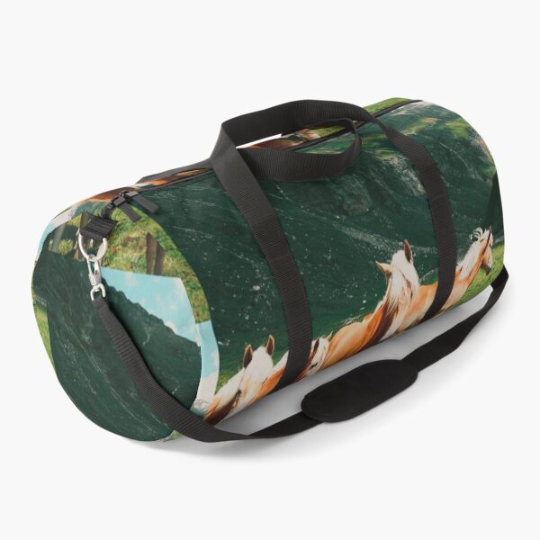 Item preview, Horses in the Mountains - green  designed and sold by WalderDesign.
