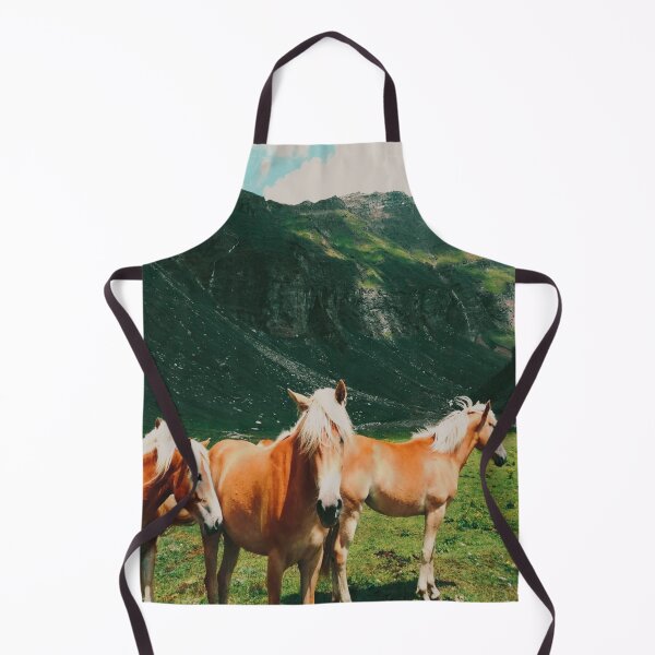 Item preview, Horses in the Mountains - green designed and sold by WalderDesign.