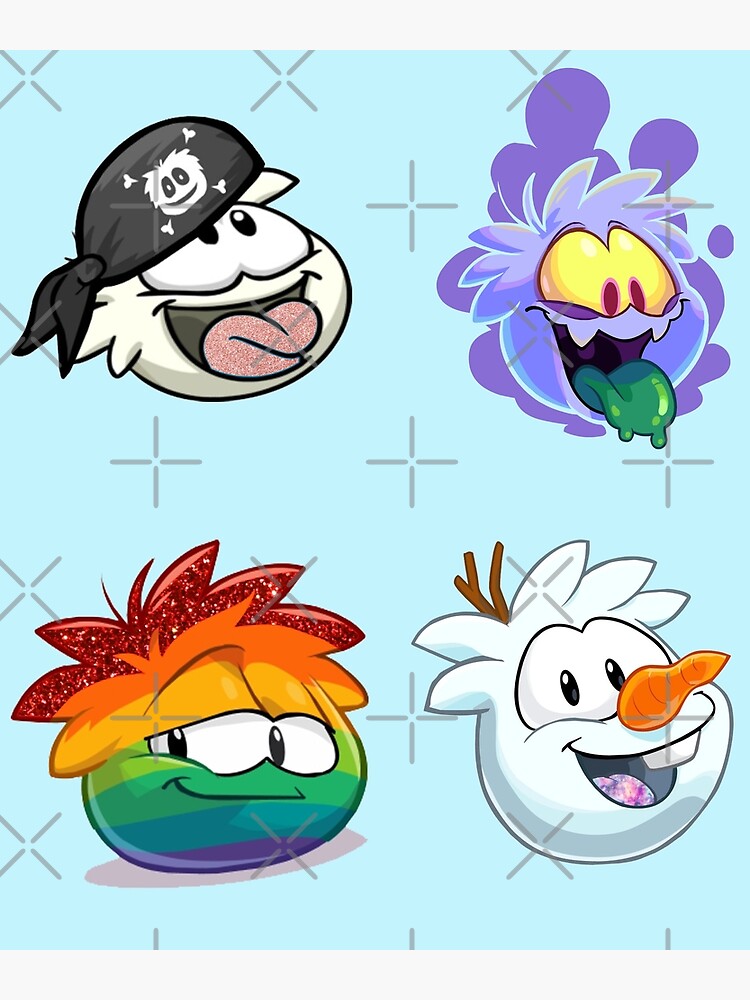"Funny Puffles" Poster by env1nada Redbubble