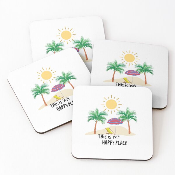 Item preview, The Beach is my Happy Place designed and sold by Lilaclown.
