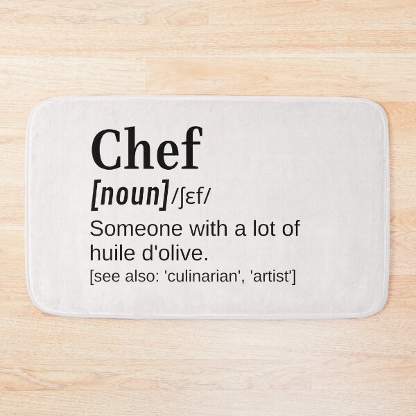 Item preview, Funny Chef Definition Huile d'olive (Olive Oil) 'Joie de vivre' Gift for Cooks, Grillers and Foodies designed and sold by DefinitionX.