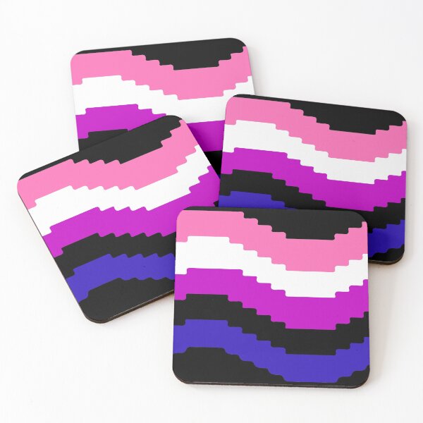 Item preview, Copy of Pixel Pride Flag (Genderfluid) designed and sold by QueerShop.