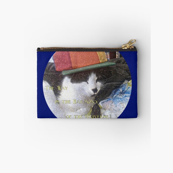 Item preview, Funny Zen Cat Wearing Hat designed and sold by SlippyHippy.