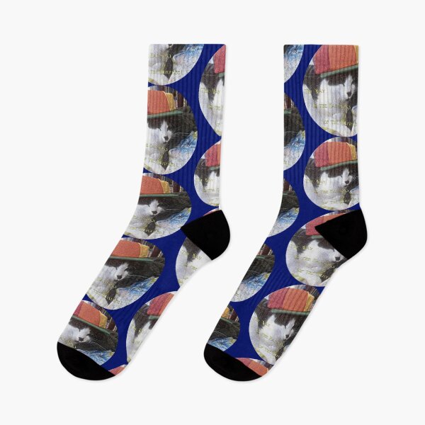 Item preview, Funny Zen Cat Wearing Hat designed and sold by SlippyHippy.