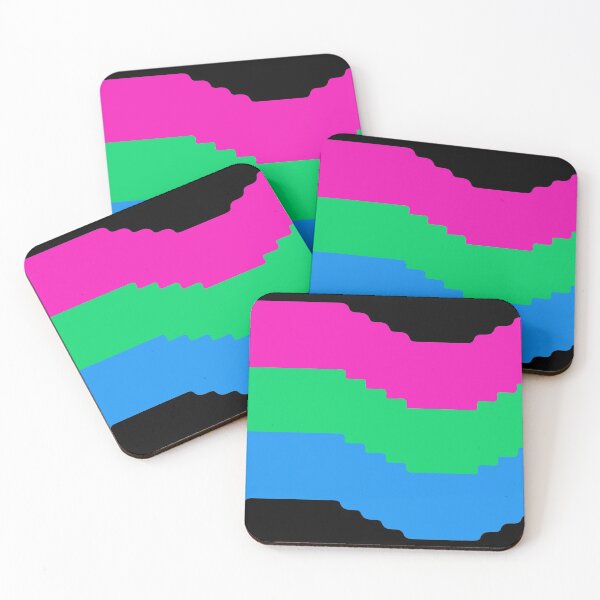Item preview, Pixel Pride Flag (Polysexual) designed and sold by QueerShop.