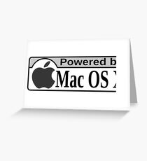 Mac OSX Greeting Card