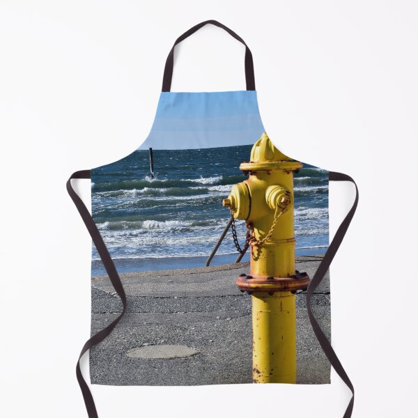 Item preview, Yellow Fire Hydrant at the Beach designed and sold by Maureen Zaharie.