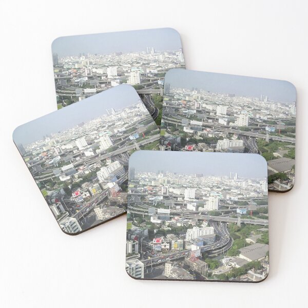 Item preview, the landscape is a big city with skyscrapers view from the height designed and sold by nataliavavilina.