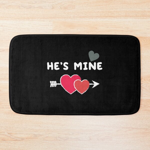 Item preview, He's Mine, Couple's Matching Valentine designed and sold by Windmill Wildflowers.