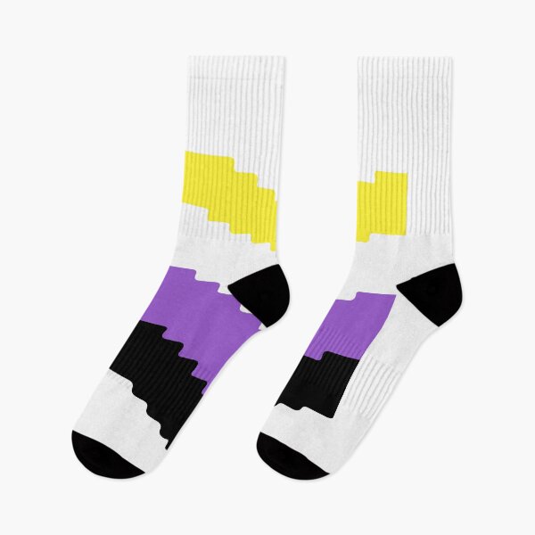 Item preview, Pixel Pride Flag (Nonbinary) designed and sold by QueerShop.