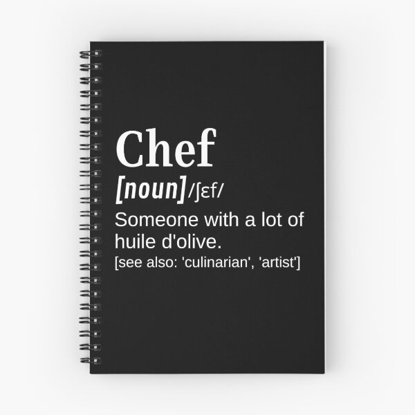 Item preview, Chef Clever Definition Huile d'olive (Olive Oil) 'Joie de vivre' in French Gift for Cooks designed and sold by DefinitionX.