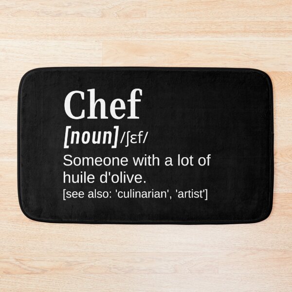 Item preview, Chef Clever Definition Huile d'olive (Olive Oil) 'Joie de vivre' in French Gift for Cooks designed and sold by DefinitionX.
