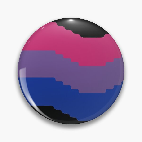 Item preview, Pixel Pride Flag (Bi) designed and sold by QueerShop.