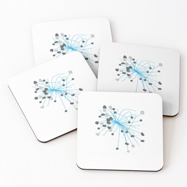 Item preview, Swirls Dark Gray Light Gray White And Blue designed and sold by DesignsByMuriel.
