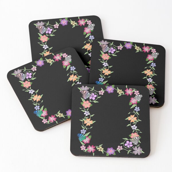 Item preview, Butterflies on a flower tendril, flowers with butterflies designed and sold by rhnaturestyles.