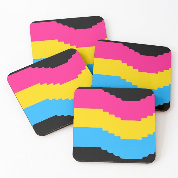 Item preview, Pixel Pride Flag (Pan) designed and sold by QueerShop.
