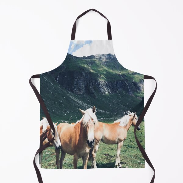 Item preview, Horses in the mountains - blue designed and sold by WalderDesign.