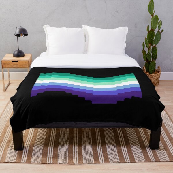 Item preview, Bandera de Pixel Pride (Hombres que aman a los hombres) designed and sold by QueerShop.