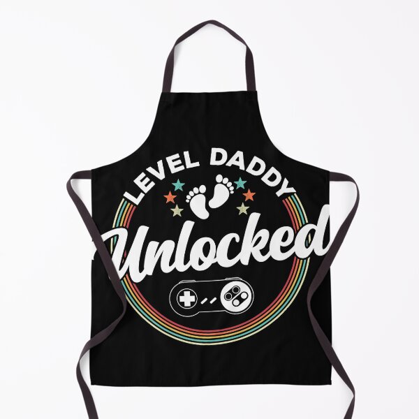Item preview, Level daddy Unlocked - New dad Funny Gamer designed and sold by majuga.
