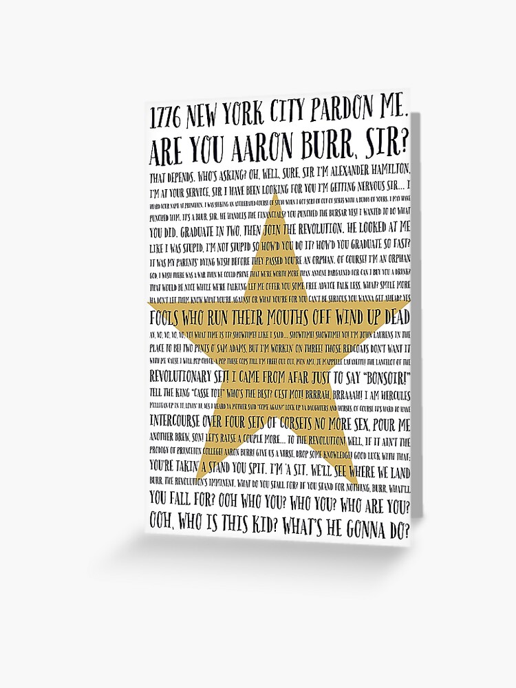 Hamilton: greatest city in the world | Greeting Card