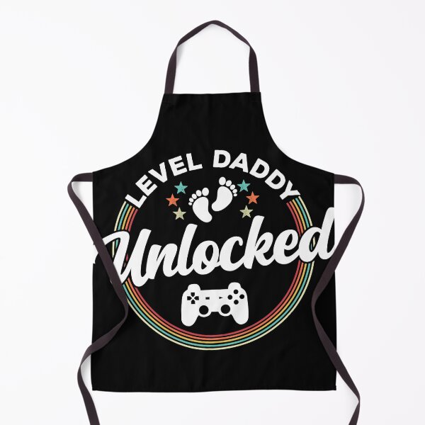 Item preview, Level daddy Unlocked - New dad Funny Gamer designed and sold by majuga.