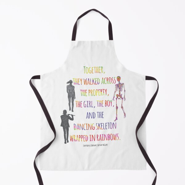 Item preview, Dancing Skeleton Wrapped In Rainbows designed and sold by fan-tasm.