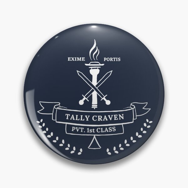 Item preview, Tally Craven Medallion in white designed and sold by HecatesWorkshop.