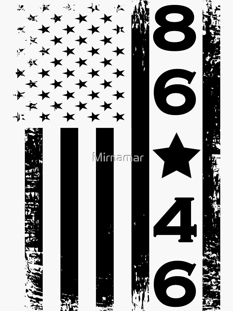 "8646 anti Joe Biden, 86 46 impeach biden" Sticker for Sale by Mirnamar