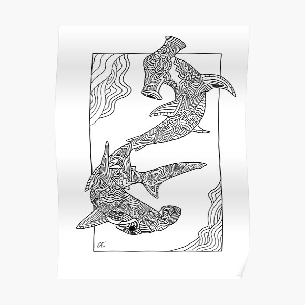 Poster Hai Geschichte Redbubble