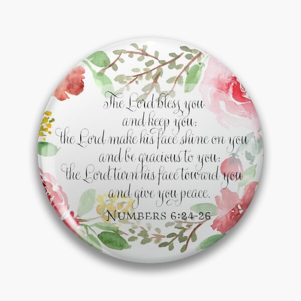 Item preview, The Blessing | Numbers 6:24-26 | Scripture Art designed and sold by Harpley Design Studio.