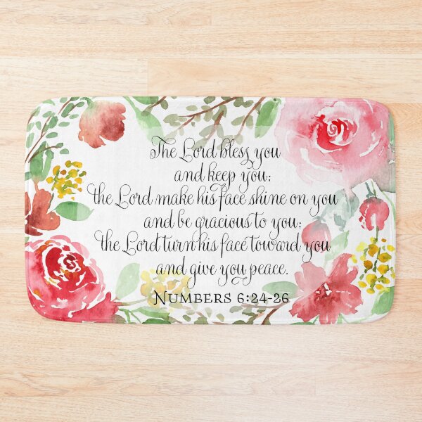 Item preview, The Blessing | Numbers 6:24-26 | Scripture Art designed and sold by Harpley Design Studio.