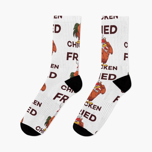 Item preview, Fried Chicken - Funny High Smoking Cock Pun designed and sold by Scratches Tees.