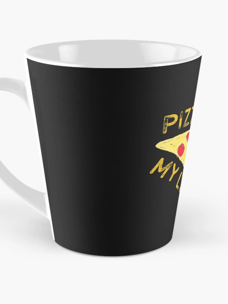 Thumbnail 3 of 4, Coffee Mug, Pizza Is My Life designed and sold by DesignsofNote.